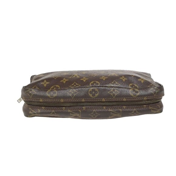 LOUIS VUITTON Trousse Toilette 28 Clutch Hand Bag Monogram Brown - Picture 5 of 14